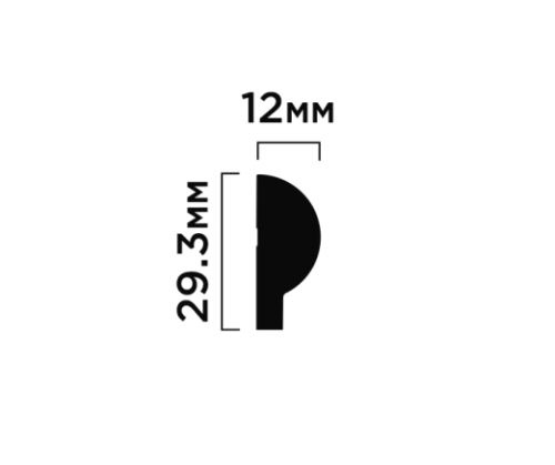 Финишный молдинг LF135A NP HI WOOD 29,3мм х 12мм х 2,7м