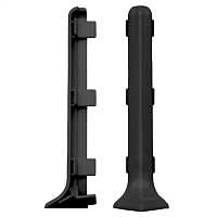 Угол внешний пвх для ал. плинтуса 80мм